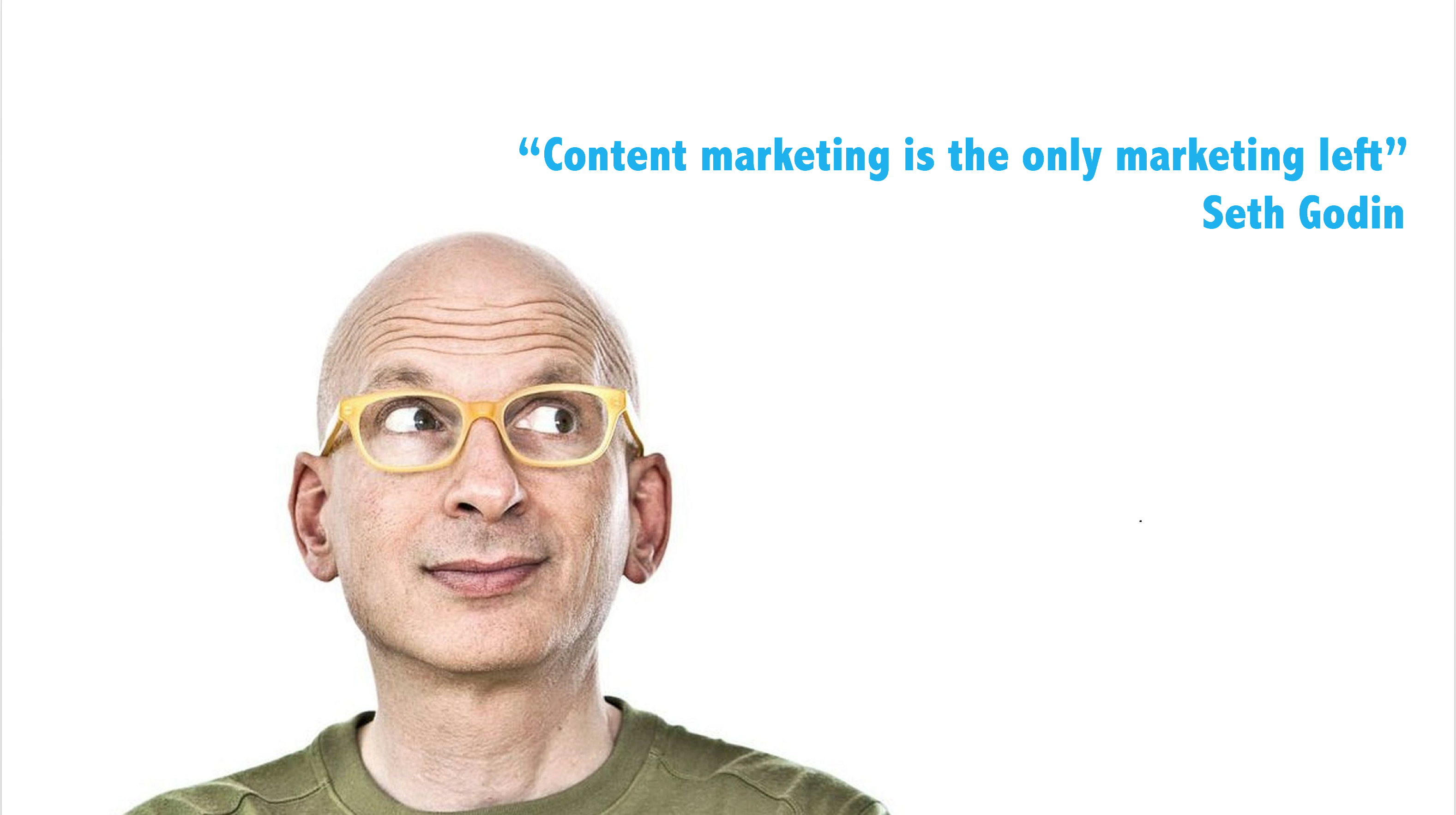 Content marketing is the only marketing left by Seth Godin